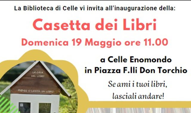 Celle Enomondo | “Inaugurazione Casetta dei Libri”