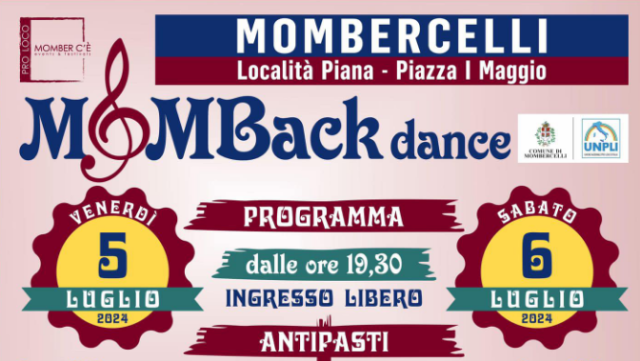 Mombercelli | “MOMBack dance”