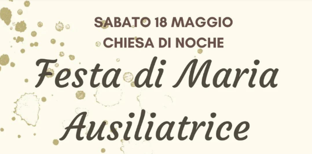 Vinchio (frazione Noche) | “Festa di Maria Ausiliatrice” (ed. 2024)