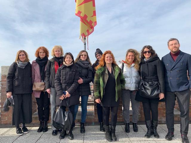 Una delegazione dell'Ente Turismo Langhe Monferrato Roero in visita ai gioielli di Nizza Monferrato