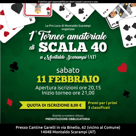 1° Torneo amatoriale di Scala 40