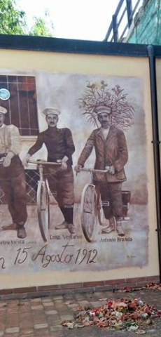 I muri raccontano  Gita in bicicletta (1912) «Svizzera e ritorno»