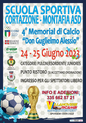 Memorial di Calcio Don Gugliemo Alessio 2023