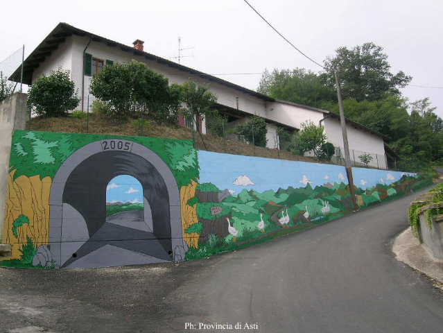 Mural of Bricco dell'Oca