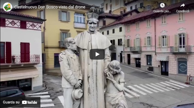 Castelnuovo Don Bosco visto dal drone