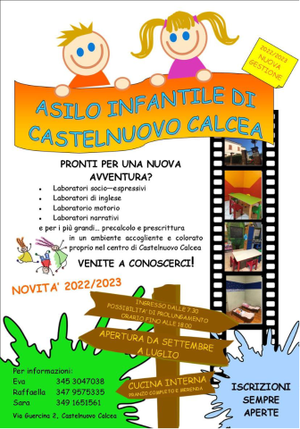 Tante novità per Scuola dell’Infanzia paritaria di Castelnuovo Calcea
