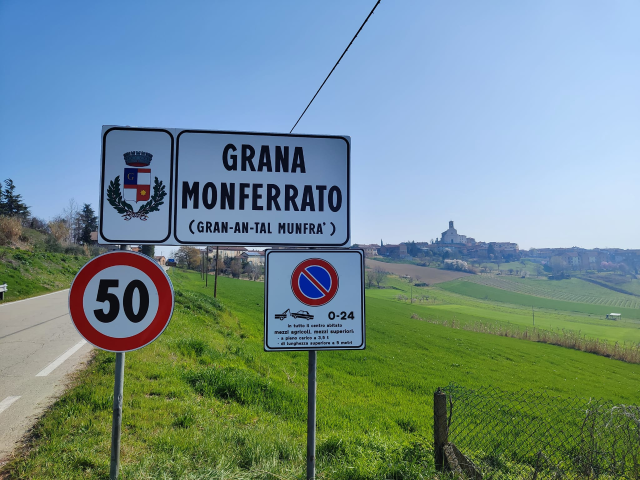 Nuovo segnale di Grana Monferrato