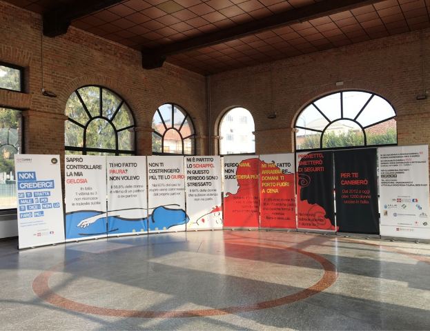 "Sei un uomo vero? Accarezza, non schiaffeggiare": cartoline antiviolenza a San Damiano