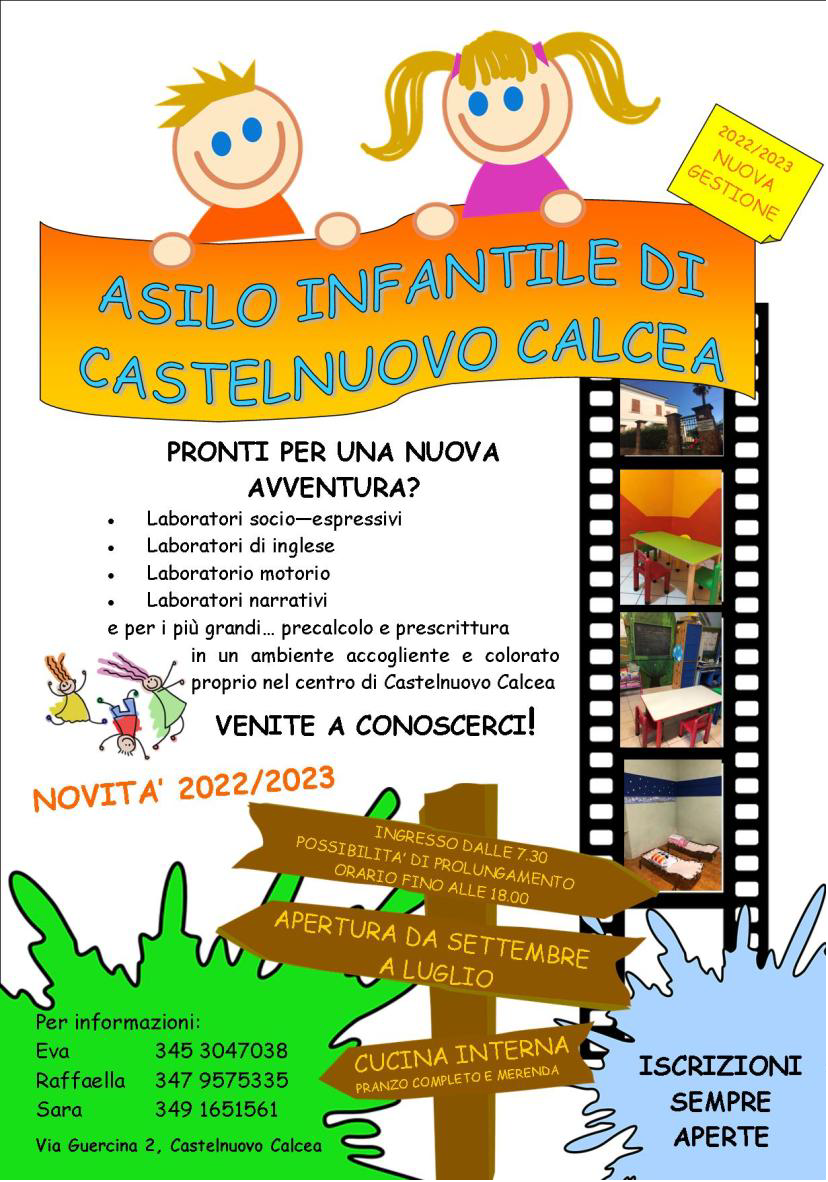 Tante novità per Scuola dell’Infanzia paritaria di Castelnuovo Calcea