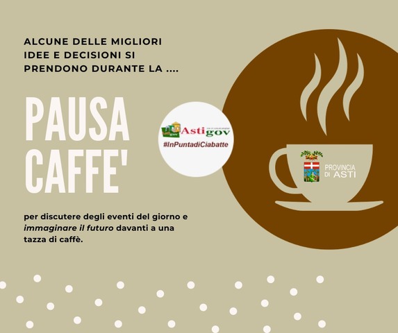 Pausa Caffè: appuntamento con Fabio Isnardi (sindaco di Calamandrana)