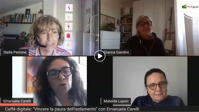Caffè digitale: "Vincere la paura dell’isolamento" con Emanuela Carelli
