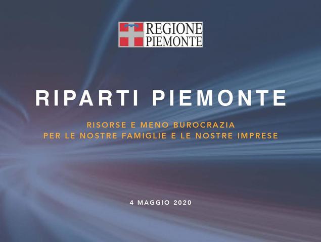 RipartiPiemonte: tutti i dettagli del disegno di legge della Regione Piemonte