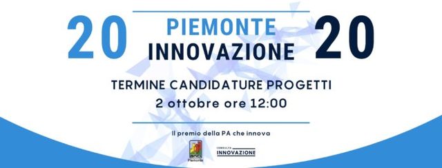 ANCI Piemonte, premio Piemonte Innovazione: candidature entro il 2 ottobre