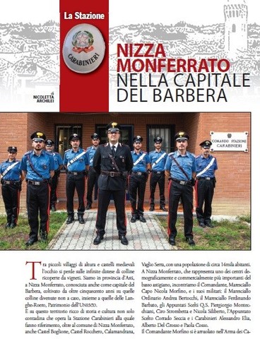 Nizza Monferrato nuovamente protagonista sulla rivista Il Carabiniere