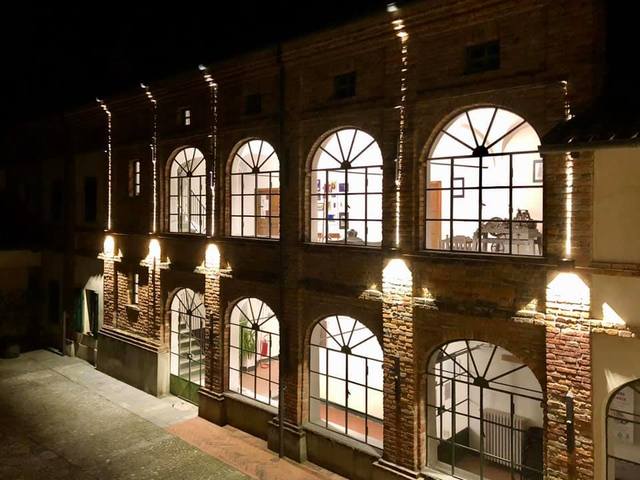 Nuovo impianto di illuminazione a led per il palazzo comunale di Cerreto d'Asti