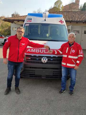 Nuovo parco mezzi per la Croce Rossa di Villafranca d'Asti