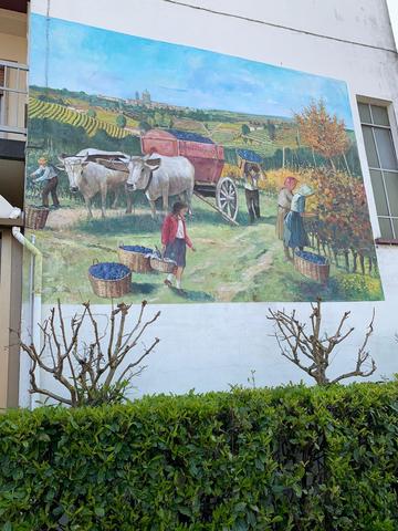 Agricoltura ed arte s'incontrano a Fontanile: i murales de "I muri raccontano..." sulle più pregiate etichette dei vini del territorio