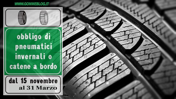 Obbligo di gomme invernali o catene nell’Astigiano