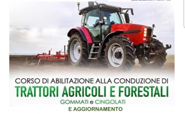 A Fontanile un corso di abilitazione alla conduzione di trattori agricoli e forestali 