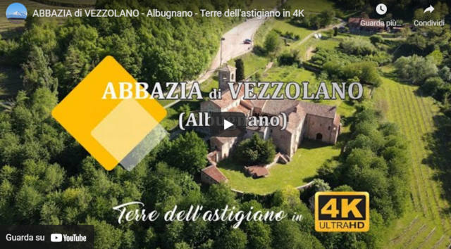 L'Abbazia di Vezzolano in 4K: video con il drone di Stefano Centrone