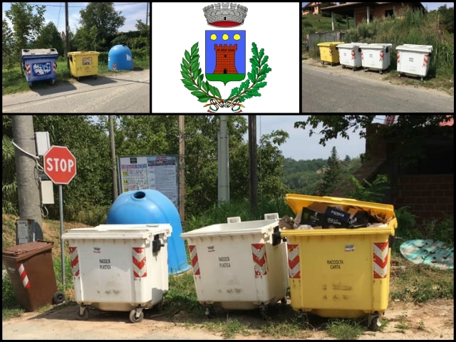 Castelnuovo Calcea: gli amministratori comunali puliscono le isole ecologiche